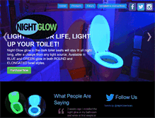 Tablet Screenshot of nightglowseats.com